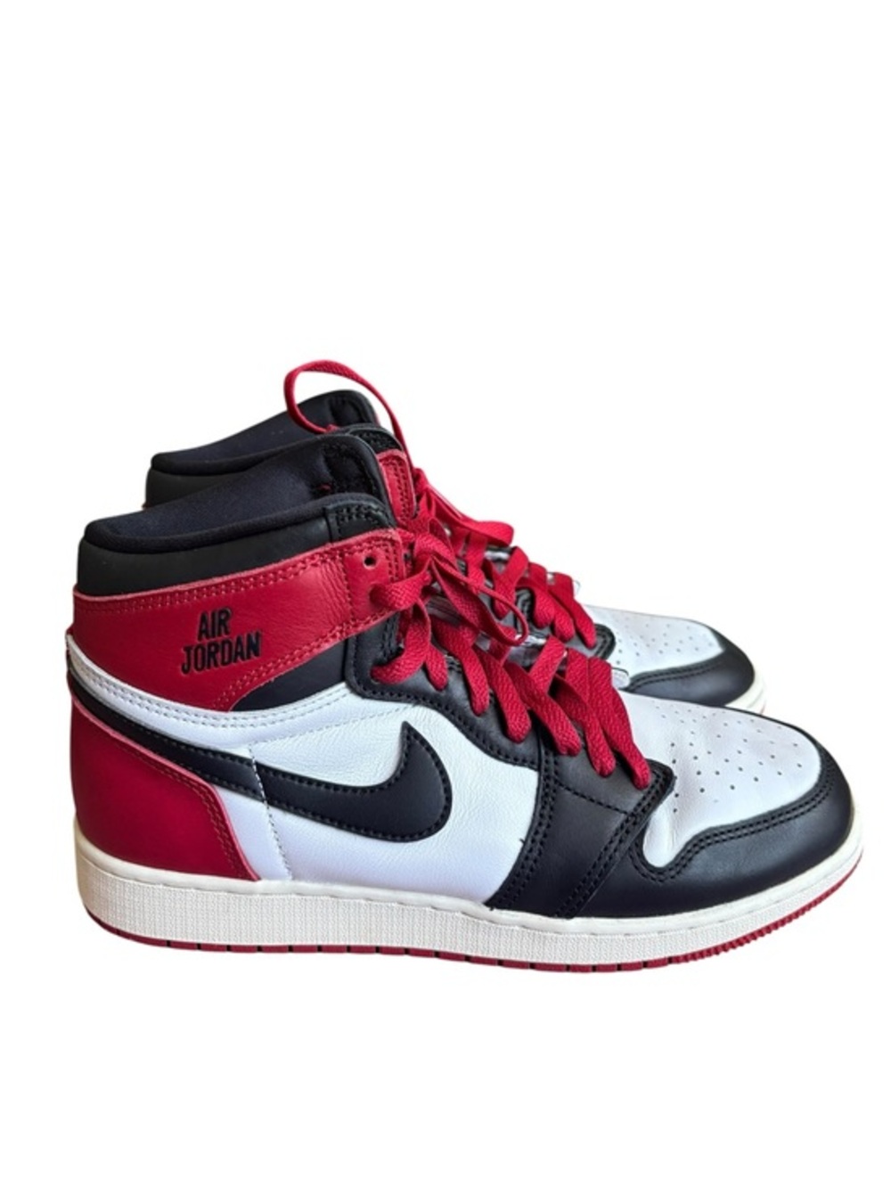 Air Jordan 1 Retro High OG Black Toe Reimagined shoes FD1437-106 size 6.5 youth